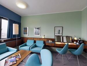 Room 606 at the SAS Royal in Copenhagen. Designed by Arne Jacobsen