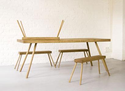 Landluft by Komat - tables and benches