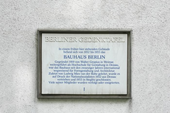 The best Berlin can do for the site of Bauhaus Berlin, or at least a site close to the site.....