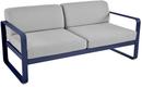 Bellevie 2-Sitzer-Sofa, Flanellgrau, Abyssblau