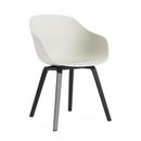 About A Chair AAC 222, Eiche schwarz lackiert, Melange cream 2.0