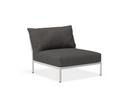 Level 2 Lounge Sessel, Muted White, Dark grey basic