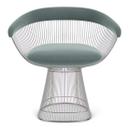 Platner Armlehnsessel, Knoll Velvet, Swan