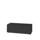 Nex Pur Box 2.0 mit Medienklappe, 48 cm, H 37,5 cm x 120 cm (eine Klappe), Graphit