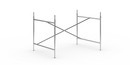 Eiermann 1 Tischgestell , Chrom, versetzt, 110 x 78 cm, Mit Verlängerung (Höhe 72-85 cm)