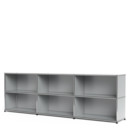 USM Haller Sideboard XL, individualisierbar, Lichtgrau RAL 7035, Offen, Offen