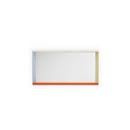 Colour Frame Mirror, Mittel (48 cm x 91 cm), Blau / Orange