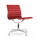 Aluminium Chair EA 105, Poliert, Leder Premium F, Rot