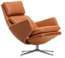 Grand Relax, Ohne Ottoman, Leder Premium F, cognac, Poliert, 46,5 cm