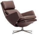 Grand Relax, Ohne Ottoman, Leder Premium F, kastanie, Poliert, 46,5 cm