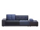 Polder Sofa, Armlehne links, Stoffmix night blue
