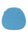 Soft Seats, Typ B (B 41,5 x T 37 cm), Stoff Hopsak, Blau / elfenbein