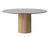 Vipp - Cabin Table, Ø 150 cm, Eiche hell / Marmor pietra