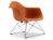 Vitra - Eames Plastic Armchair RE LAR, Rostorange, Ohne Polsterung, Verchromt