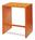 WB Form - Ulmer Hocker in Colour, Leuchtorange