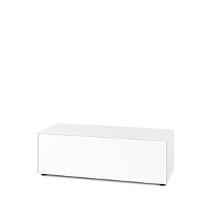 Nex Pur Box 2.0 mit Medienklappe 48 cm|H 37,5 cm x 120 cm (eine Klappe)|Weiß
