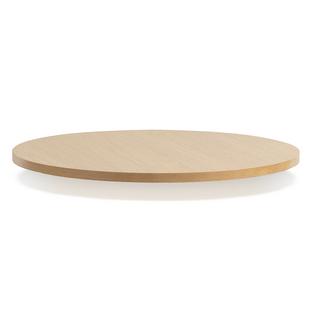 Tiptoe Tischplatte Holz, rund Eichenfurnier, ø 90 cm 